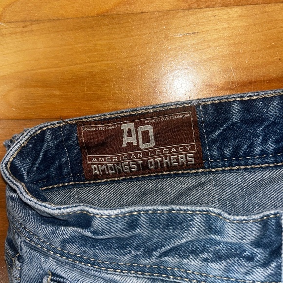 Distressed Blue Jeans - Picture 3 of 3